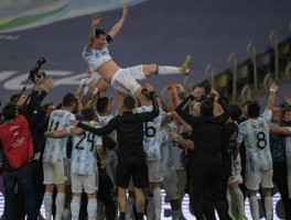恭喜梅西获得美洲杯冠军