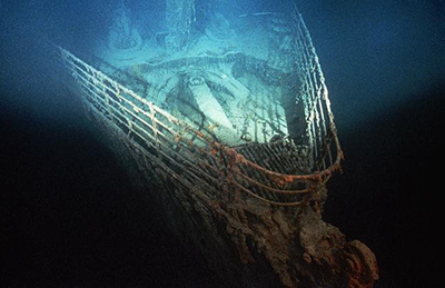 泰坦尼克号残骸正逐渐消失